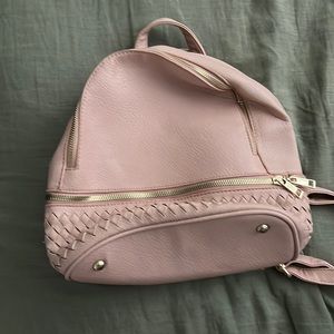 Pink mini backpack